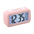 Quorrae Mini Alarm Clock Electronic Round Number Double Bell Desk Digital Quartz Clock. 