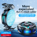 BlueWow X106 Phone Cooler Holder Wireless Charging For iPhone USB Fan Game Holder Radiator Mobile Phone Stand. 