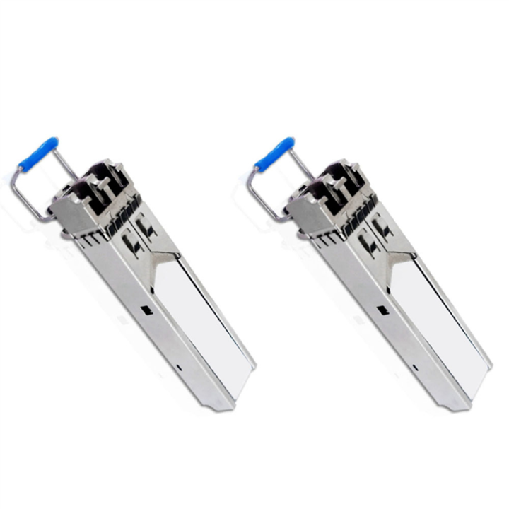 2X SFP Optical Module Gigabit Single-Mode Optical Module SFP--LX-SM1310 ...