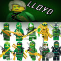 Lloyd Protagonist Group Compatible with Lego Ninjago Ghost Gold Assembling Puzzle Building Blocks Toy Cheap Hairstyle. 