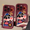 Phone Case For Oppo A16 A17 A53 A55 A18 A38 A76 A74 A12 A54s A1k A77 A95 A3s A5s A16s A31 A52 A16K A96 A17k A9 A16E A77s Back Cover Crayon shin-chan Chinese New Year Dragon Year Lucky Bag Cartoon Cute Soft New Design Silicone. 