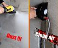 Angle Grinder Dust Cover Safety Guard Kit with Adjustable Water Outlet Universal Surface Cutting Dust Shroud For  Hand Angle Grinder. 