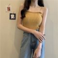 Women's Fashionable Coat ins Spring and Summer Cardigan Knitted Sweater Short Top Tube Top Outer Vest Versatile Fashion. 