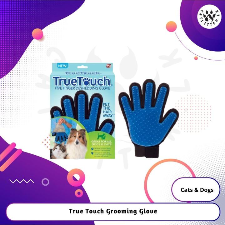 Pet Grooming Glove true touch