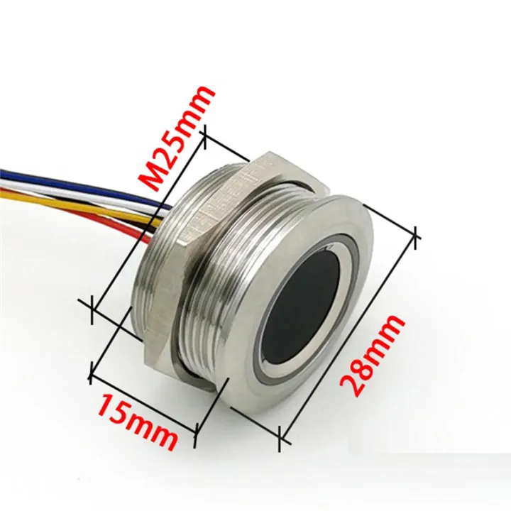 Sojhoop%20R503%20Circular%20Round%20RGB%20Ring%20Indicator%20LED%20Control%20DC3.3V%20MX1.0-6Pin%20Capacitive%20Fingerprint%20Module%20Sensor%20Scanner,%2032Mm%20-%20Image%203