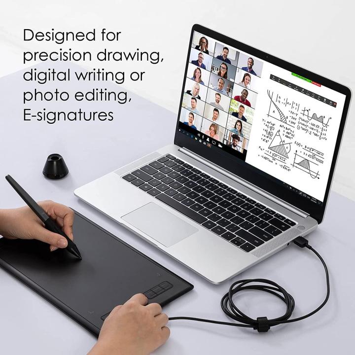 HUION%2010th%20Anniversary%20Products%20Inspiroy%20H580X%20Digital%20Graphics%20Tablets%20OSU!%20Drawing%20Tablet%20with%208192%20Battery-Free%20Stylus,%20With%208%20Programmable%20Press%20Keys,%20Ideal%20Use%20for%20Distance%20Education%20and%20Wed%20Conference%20-%20Image%202