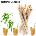 1/10/20Pcs 20Cm Natural Bamboo Straw Reusable Drinking Straws Eco-friendly Bamboo Cocktail Straws Bar Accessory. 