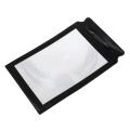 A4 Full Page 3x Magnifier Sheet Large Magnifying Glass Book Reading Aid Lens. 