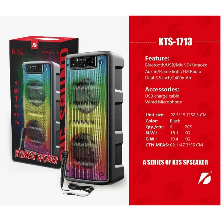 KTS-1713%206.5in%20x%202%20Portable%20Wireless%20Bluetooth%20Speaker%20Partybox%20with%20Mic%20LED%20Light%20RGB%20Support%20Mic,%20FM,%20AUX,%20USB,%20SD%20Card%20Karaoke%20Speaker%20Buffel%20Subwoofer%20Music%20Player%20Party%20Box%20with%20Microphone%20KTS%20Speaker%20KTS%201713%20-%20Image%207