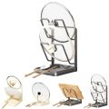 New Multifunctional Kitchen Pot Lid Storage Rack with Removable Drip Tray Durable Kitchen Pot Lid Holder Pots Lids Organizer Rack. 