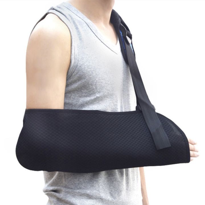 shoulder%20guard%201x%20Adjustable%20Breathable%20Arm%20Sling%20Universal%20Support%20Shoulder%20Strap%20Brace%20Immobilizer%20Wrist%20Elbow%20Forearm%20Support%20Brace%20StrapSupports%20Braces%20-%20Image%202