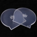 1/3PCS Transparent Plastic Single Piece Round Disc Case CD Case CD DVD Disc Box. 