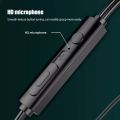 Universal In-ear 3.5 mm Wired Noise Reduction Sleep Earphones Soft Silicone Soundproof Headphone With Mircophone Wired Headset. 