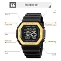 SKMEI men electronic watch waterproof watch with countdown luminous fashion casual style For Men 1988. 