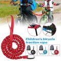 Dropshipping Bicycle Tow Rop Elastic Belt Nylon Traction Rope Parent-Child MTB Bike Ebike Safety Equipment Outdoor With BagBasketball. 