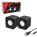 Speakers USB Powered Speakers, Desktop Mini Computer Laptop Speaker Bass Sound Music Player System Wired Speaker Durable. 
