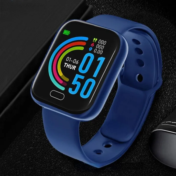 luxury led plated smart watch for girls and boys unisex white colour flexible Ajustable