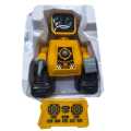 Toy Robot With Remote Control  - Yellow & Black. 