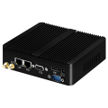 XCY Fanless Mini PC Intel Celeron J1900 Quad-Cores 2.0GHz 2x RS232 2x LAN Windows 10 Linux Embedded IoT Industrial Computer. 