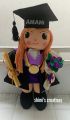 Personalized Graduation doll. 
