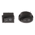 10Pcs /Lot KCD1/KCD7 Oval Rocker Switch 2 Pins 2 Gears Electric Kettle Rocker Power Switch ON-OFF Boat Shape Switch HIUOI. 