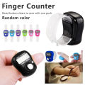 Digital Finger Counter Mini LCD Portable Electronic Hand Held Finger Ring Tally Counter Stitch Marker Cycling Counter 1pcs. 