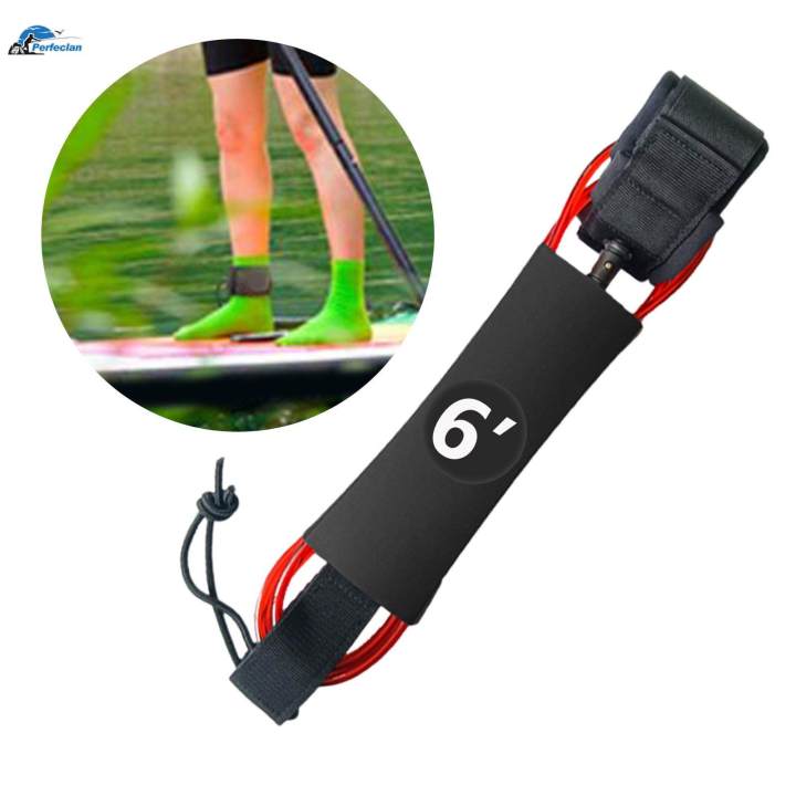 Surfboard%20Leash%20Paddle%20Board%20Leash%20Raft%20Kayak%20Rope%20Paddle%20Board%20Ankle%20Strap%206ft%20Red%20-%20Image%207