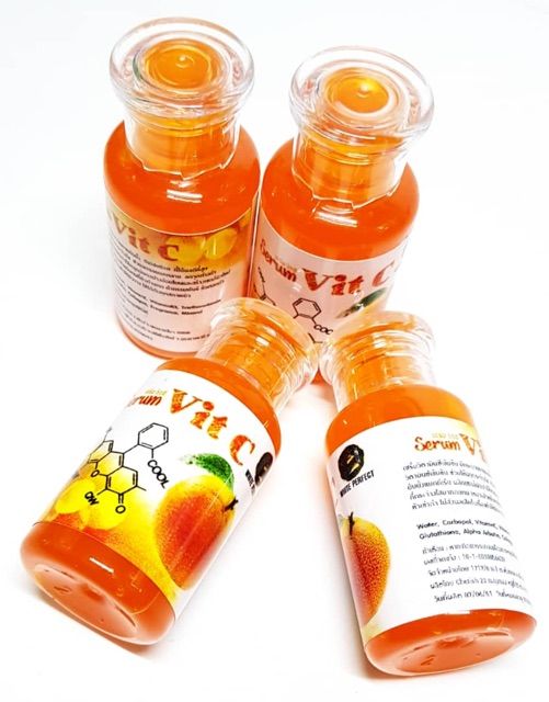 Natural Orange Extracted Vit C Serum for Face & Body (Vitamin C) 30ml Made In Thailand vitc