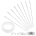 Wire Hiding Strip for Wall Cable Runner Covers Cords Channels to Hide Wires Hiders on Corner Concealer Electric. 