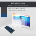 Motospeed GK89 2.4GHz Wireless / USB Wired Mechanical Keyboard with LED Blue Light 104Keys Wireless Gaming Keyboard For Gamer. 