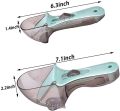 2pcs Adjustable Measuring Spoon With Scale Magnet Powder Measuring Tools Kitchen Tools Plastic Scale Measuring Spoon Adjustable Measuring Spoon Suit Baking Tools Spoon Food Scale Sky Blue Large And Small. 