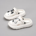 【Nesty】LR1601 Couple Women's Shoes Height Increase Outer Wear Non-Slip Silent 2025 Slippers Women's Forest Crocs Sandals. 