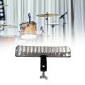 Percussion Crasher for Percussion Rigs and Drum Set Lightweight Easily Mountable Steel Playing. 