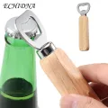Long-lasting Bottle Opener Wooden Handle Beer Bottle Opener Durable Rust-proof for Home Kitchen Bar Set of 2/6/12pcs less Than Wooden Handle Bottle Opener. 
