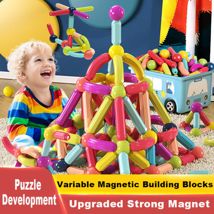 Magnetic Toys For Kids STEM Construction Learning Education Magnetic ...