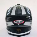 H.H.Co Sakka FS Black Silver Matt Motor Bike Helmet SLS Certified. 