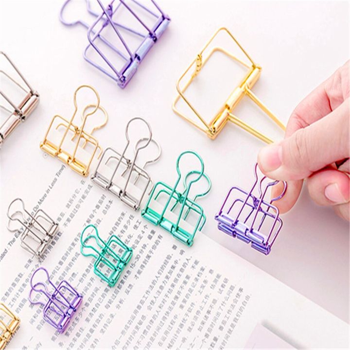 Paper%20Clip%20Bookmark%20Binder%20Metal%20Clamp%20Clips%20Multicolor%20Office%20Supplies%20School%20Student%2019Mm(Green%20-19Mm)%20-%20Image%204