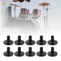 10Pcs Cymbal Replacement Flexible Cymbal Support for Hi Hat Drum Accessories. 