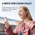 Anker Liberty 4 NC Earbuds Bluetooth 5.3 ANC Hi-Res Sound Earphones Wireless Charging TWS 50H Battery Wireless Headsets. 