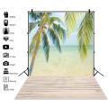 Summer Jungle Green Leaves Spring Seaside Nature Scenery Baby Backdrop Photography Background Photo Studio. 