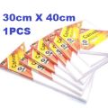 30cm X 40c White Blank Artist Canvas Board Wooden Frame 280gsm. 
