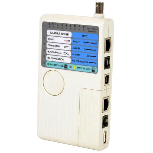 4 in 1 Remote RJ11 RJ45 USB BNC LAN Network Cable Tester for UTP STP LAN Cables Tracker Detector Tool  Product Description