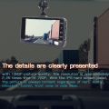 4-inch IPS Touchscreen Dash Cam 1080P Auto DVR Dual Lens Auto Camera Dashcam Wide Angle Video Recorder Reversing Camera Night Vision. 