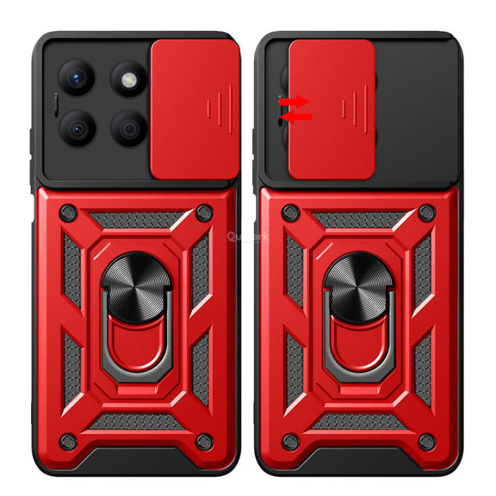 Quiberk%20for%20Honor%20X8b%20Phone%20Case%20Slide%20Camera%20Cover%20Magnetic%20Kickstand%20Hard%20Shockproof%20Armor%20Back%20Casing%20-%20Image%202