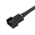 System CPU Fan Connector 27/42/60/80cm PWM Extension Cable Fan Extension Cable 3 Pin Cable for Computer Fan 4 PIN Power Cables. 