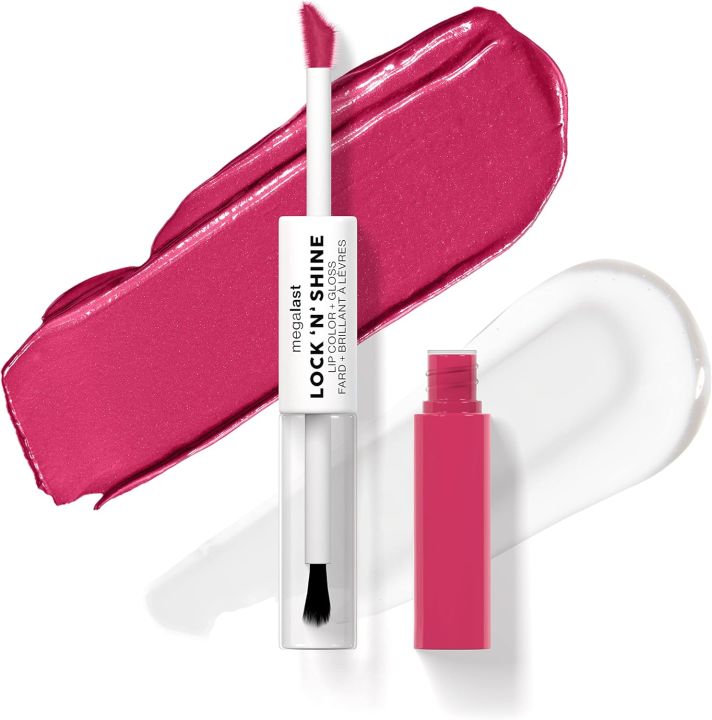 Wet N Wild Megalast Lock 'N' Shine Lip Color + Gloss Lipstick ...