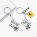 FG Motorcycle Keychain Durable Key Strap Muti-Pendant Key Holder Keyfob Game Yellow GTA Auto 5 Keychain For Fans Car Key Ring. 