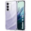 CAMMY Redmi 15C Shockproof Clear Case - Transparent Protective Xiaomi Back Cover with Bumper Protection, Anti-Yellowing, Slim Fit Silicone Soft TPU Case For Girls Boys Cute New. 