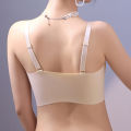 Seamless bra lace bra women underwear plus size bra fixed cup No Steel Ring anti-sagging thin bra push up bra gathered bra soft bra. 