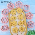 Flower Cookie Cutter 3d Flower Shape Cookie Cutters Set Diy Fondant Cake Mould Baking Pastry Bakeware Kitchen Supplies Fondant Cookie Cutter. 
